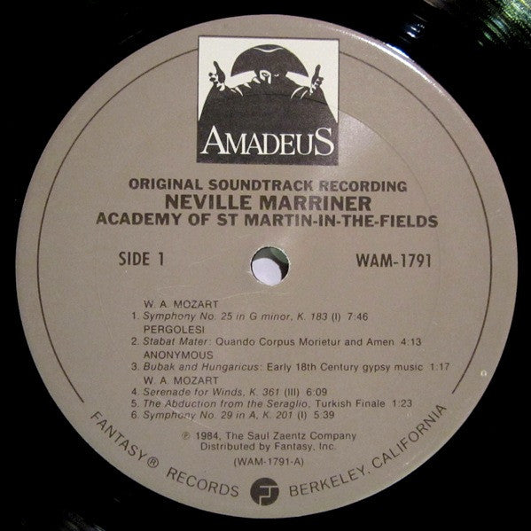 Sir Neville Marriner, The Academy Of St. Martin-in-the-Fields : Amadeus (Original Soundtrack Recording) (2xLP, Album, Gat)