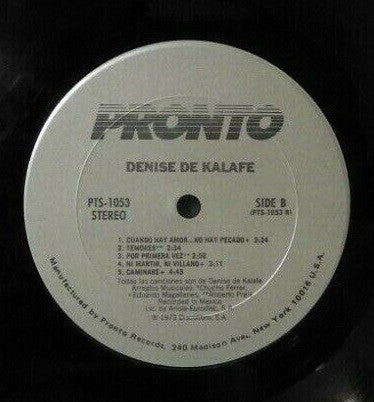 Denise De Kalafe : Cuando Hay Amor... No Hay Pecado (LP, Album)