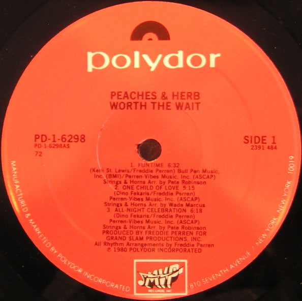 Peaches & Herb : Worth The Wait (LP, Album)