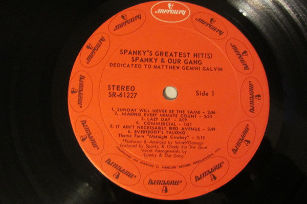 Spanky & Our Gang : Spanky's Greatest Hit(s) (LP, Comp, RE, PRC)