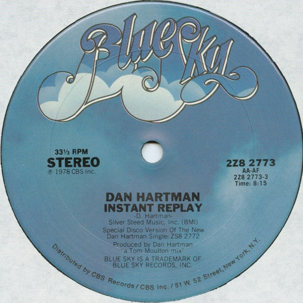 Dan Hartman : Instant Replay (12")