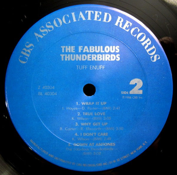 The Fabulous Thunderbirds : Tuff Enuff (LP, Album, Car)