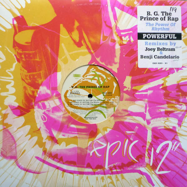 B.G. The Prince Of Rap : The Power Of Rhythm (12", Promo)