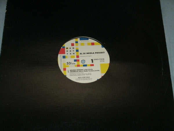 Al Di Meola Project : Beijing Demons / Arabella / Song Of The Pharoah Kings (12", EP, Promo)