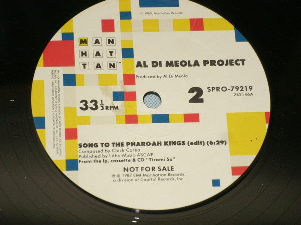 Al Di Meola Project : Beijing Demons / Arabella / Song Of The Pharoah Kings (12", EP, Promo)