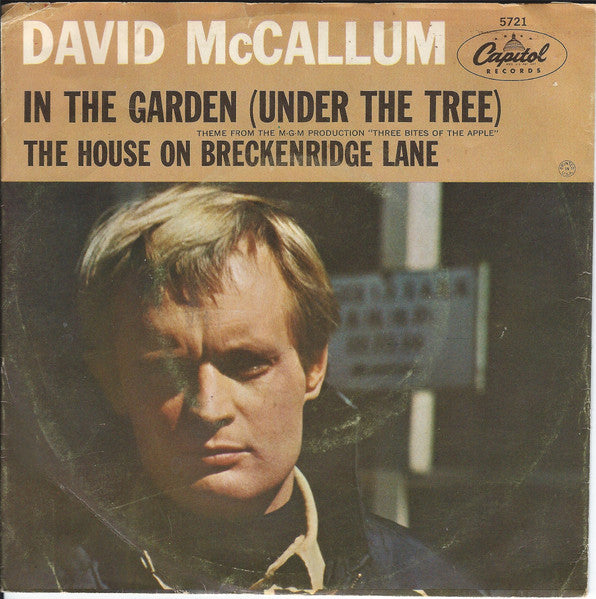 David Mc Callum* : In The Garden (Under The Tree) (Theme From The M-G-M Production "Three Bites Of The Apple") (7")