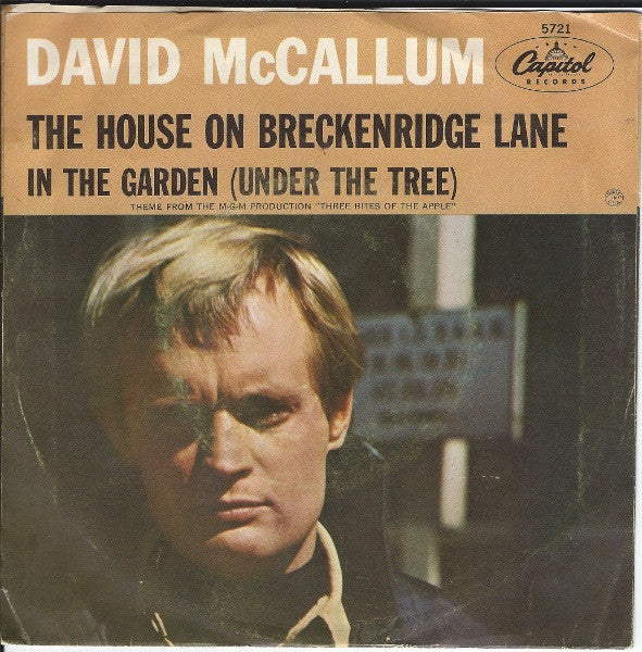David Mc Callum* : In The Garden (Under The Tree) (Theme From The M-G-M Production "Three Bites Of The Apple") (7")