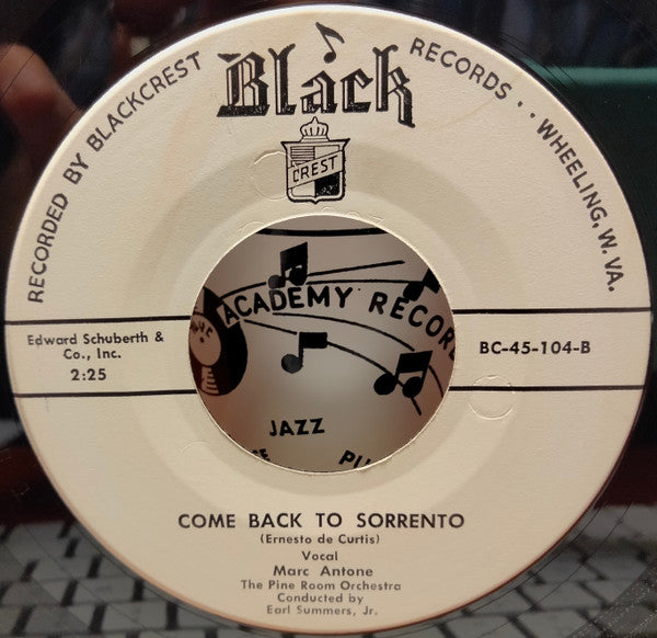 Marc Antone : 'S Wonderful (7", Single)