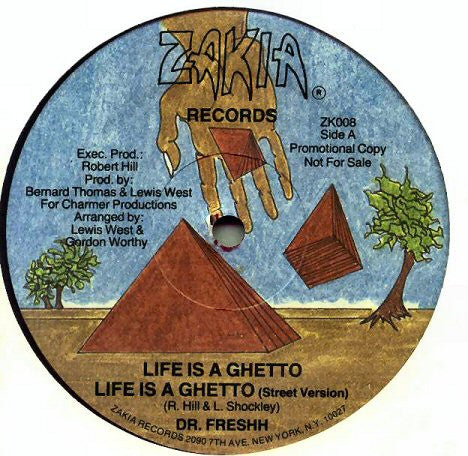 Dr. Freshh : Life Is A Ghetto (12", Promo, Mar)