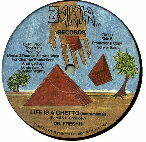 Dr. Freshh : Life Is A Ghetto (12", Promo, Mar)