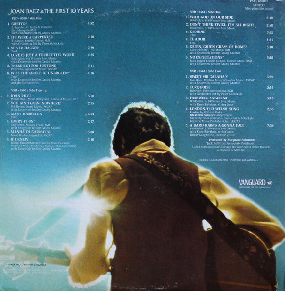 Joan Baez : The First 10 Years (2xLP, Comp)