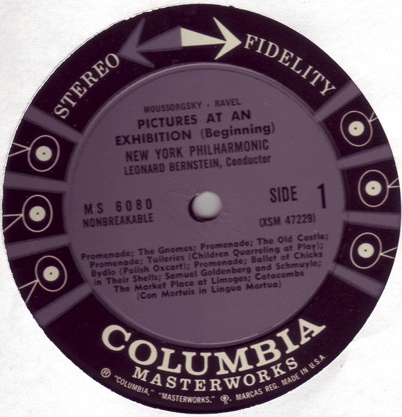 Modest Mussorgsky, Nikolai Rimsky-Korsakov, New York Philharmonic, Leonard Bernstein : Pictures At An Exhibition · Capriccio Espagnol (LP)