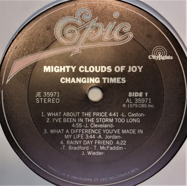 Mighty Clouds Of Joy* : Changing Times (LP, Album)