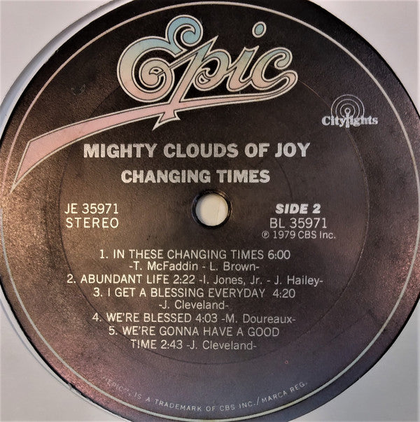 Mighty Clouds Of Joy* : Changing Times (LP, Album)