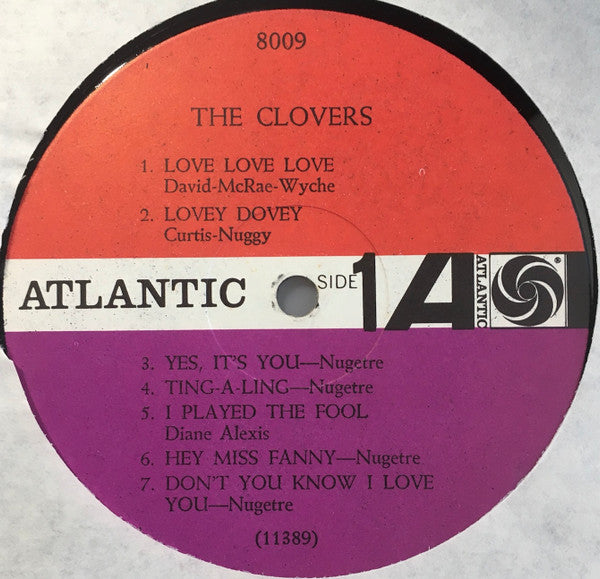 The Clovers : The Clovers (LP, Album, Mono, RP, Bla)