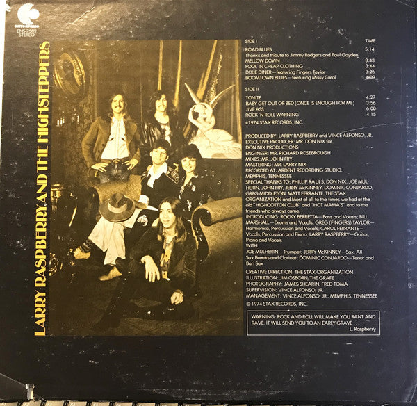 Larry Raspberry And The Highsteppers : "Highsteppin' And Fancy Dancin'" (LP, Album, Mon)