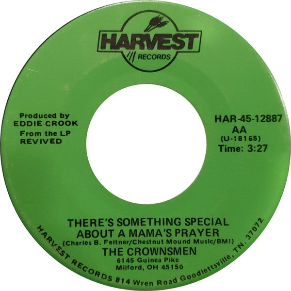 The Crownsmen (2) : There's Something Special About A Mama's Prayer (7")