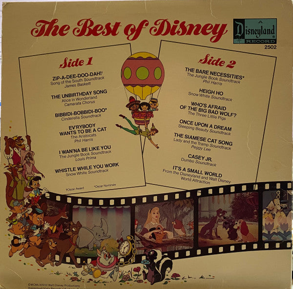 Various : The Best Of Disney Volume One (LP, Comp)