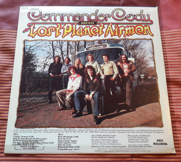 Commander Cody And His Lost Planet Airmen : Country Casanova (LP, Album, RE)