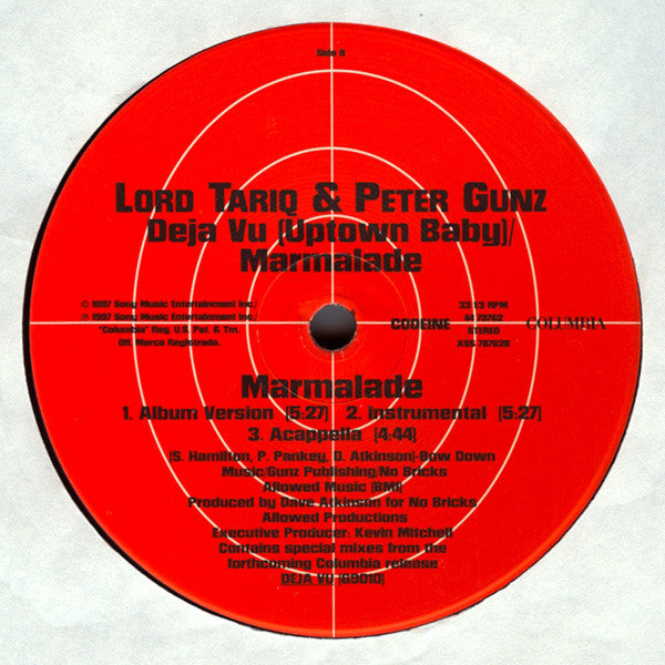 Lord Tariq & Peter Gunz : Deja Vu (Uptown Baby) (12")