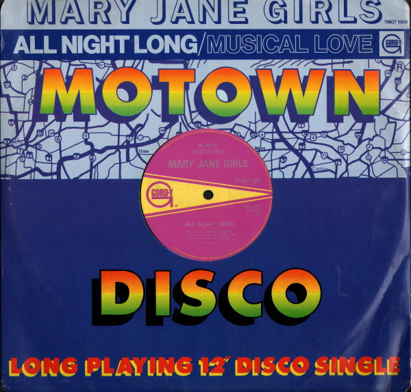 Mary Jane Girls : All Night Long (12", Single)