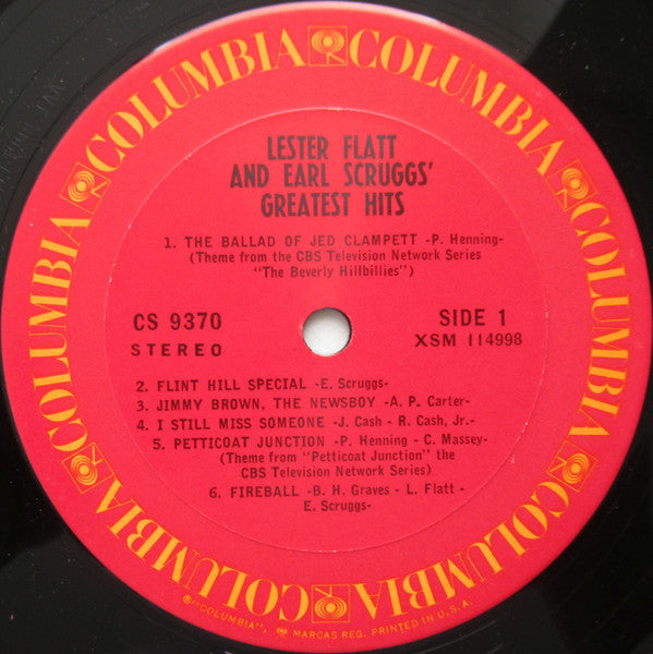 Flatt & Scruggs : Greatest Hits (LP, Comp, RE, Ter)