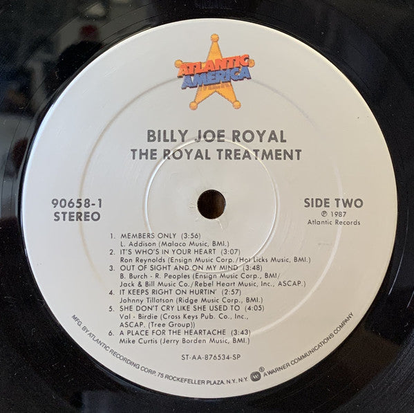 Billy Joe Royal : The Royal Treatment (LP, Album, SP )