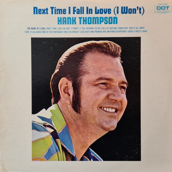 Hank Thompson : Next Time I Fall In Love (I Won't) (LP, Album, Mon)