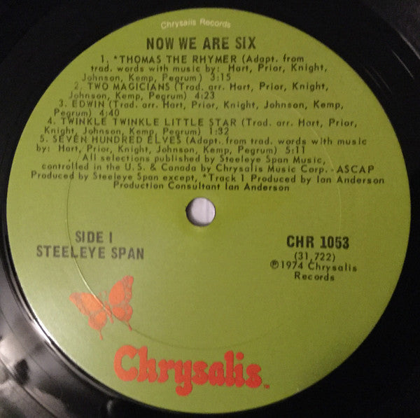 Steeleye Span : Now We Are Six (LP, Album, Ter)