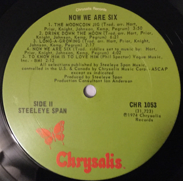 Steeleye Span : Now We Are Six (LP, Album, Ter)