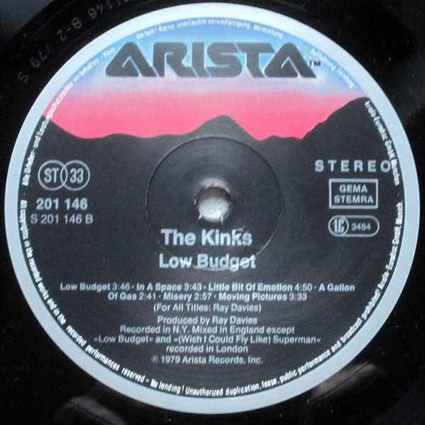 The Kinks : Low Budget (LP, Album, RE)