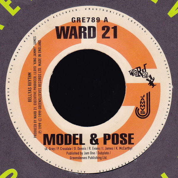 Ward 21 / Ward 21 Feat. Wayne Marshall : Model & Pose / Melody Of War (7")