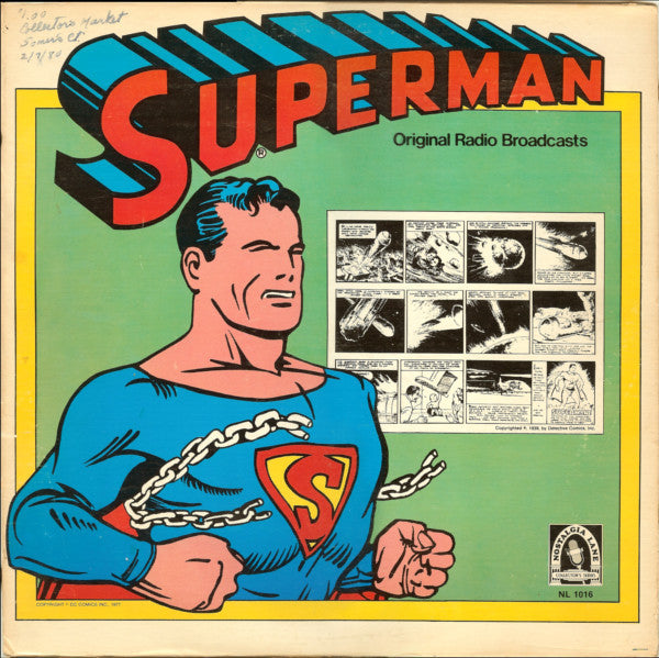 Unknown Artist : Superman (Original Radio Broadcasts) (LP)