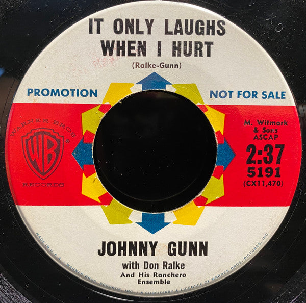 Johnny Gunn, Don Ralke Orchestra : Juan Y Maria (John And Marsha) / It Only Laughs When I Hurt (7", Single, Promo)