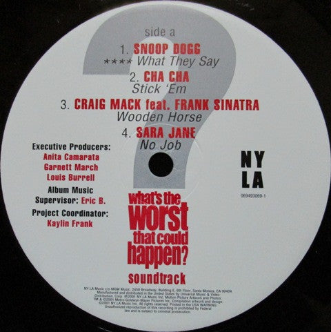 Various : What's The Worst That Could Happen? Soundtrack (2xLP, Comp)