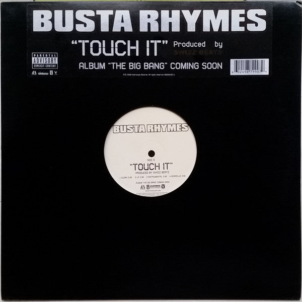 Busta Rhymes : Touch It (12", Promo)