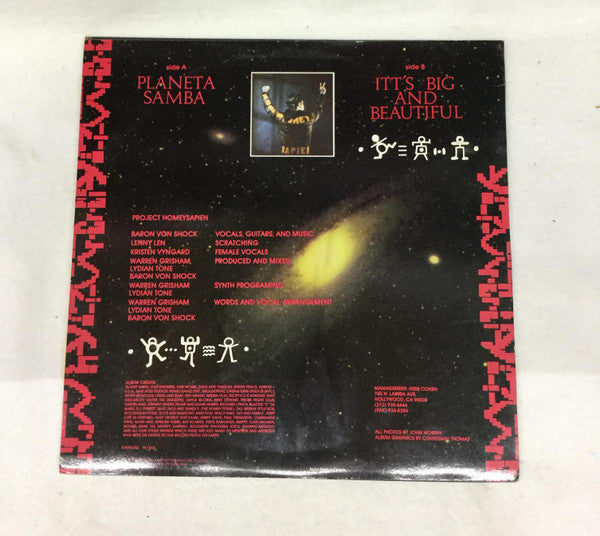 Homey Sapien : Planeta Samba (LP, Single)