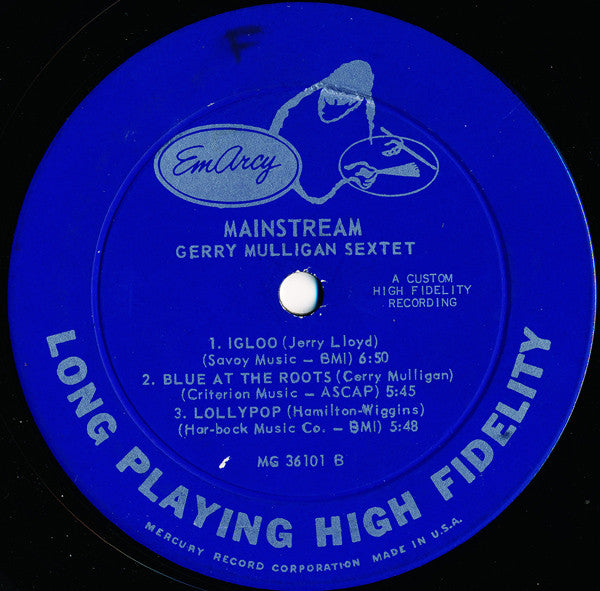 Gerry Mulligan And His Sextet : Mainstream Of Jazz (LP, Album, Mono, Ind)