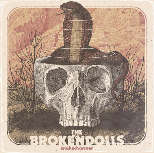 The Brokendolls : Snakecharmer (LP, Album, Whi)