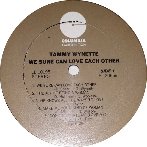 Tammy Wynette : We Sure Can Love Each Other (LP, Album)