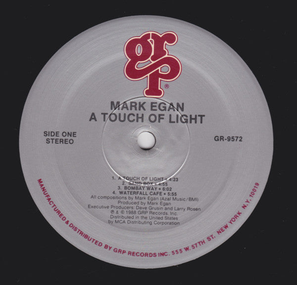 Mark Egan : A Touch Of Light (LP, Album)