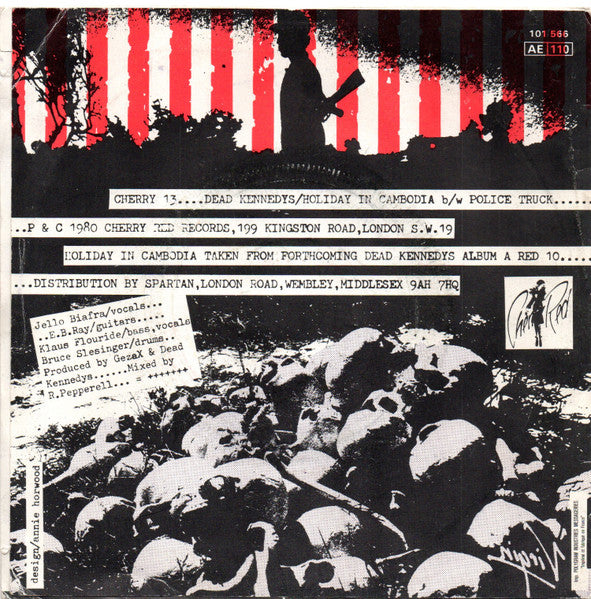 Dead Kennedys : Holiday In Cambodia (7", Air)