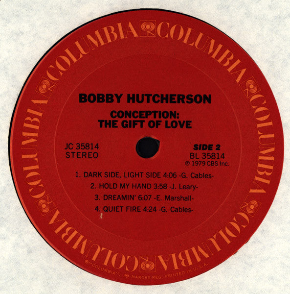 Bobby Hutcherson : Conception: The Gift Of Love (LP, Album)