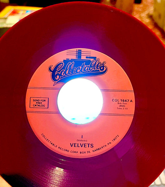 The Velvets (3) : I / At Last (7", RE, OXB)