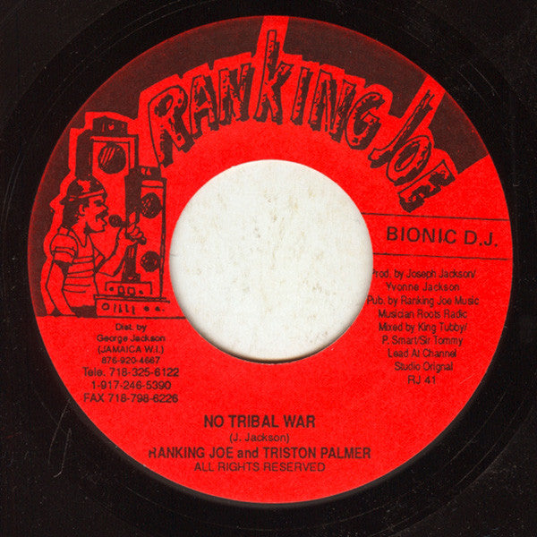 Ranking Joe And Triston Palmer* : No Tribal War (7")