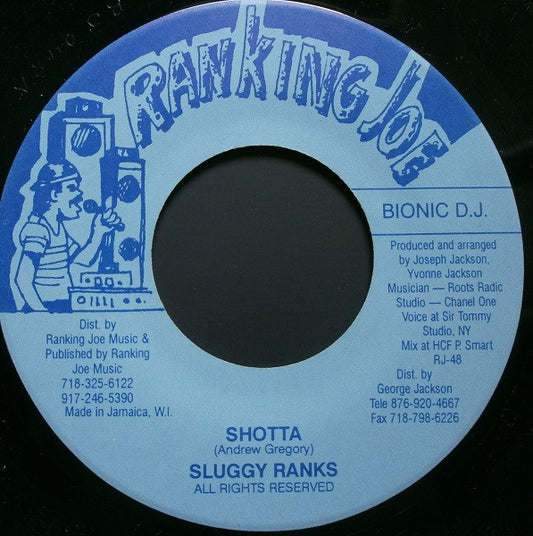 Sluggy Ranks : Shotta (7")