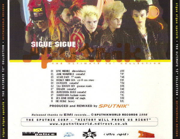 Sigue Sigue Sputnik : The Ultimate 12" Collection (CD, Comp, Ltd, Num)