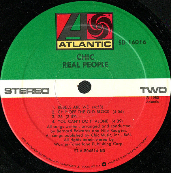 Chic : Real People (LP, Album, MO )