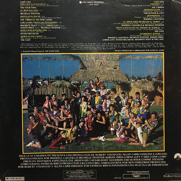 Various : Vaselina 2 (Música Original De La Película) = Grease 2 (Original Soundtrack Recording) (LP, Comp, Gat)