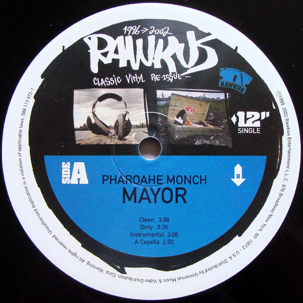 Pharoahe Monch / Sir Menelik : Mayor / 7XL (12", Single, RE)